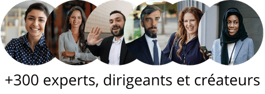 +300 experts, dirigeants et créateurs accompagnés